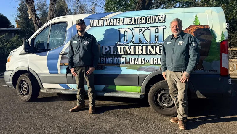 DKH Plumbing van serving Penn Valley