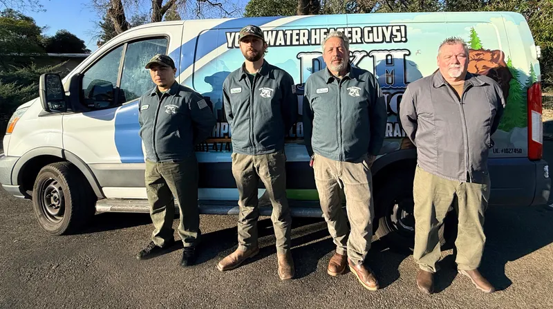 The DKH Plumbing team in Grass Valley
