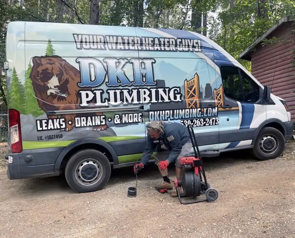 DKH Plumbing drain cleaning and rooter service work